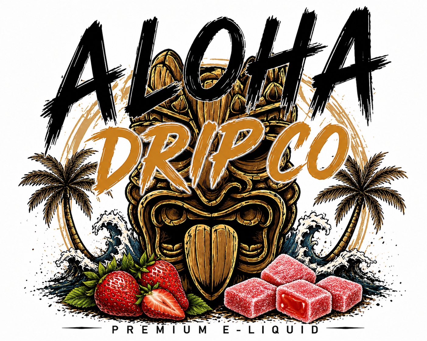 Aloha Drip Co All Pink Nic Salt 60ML