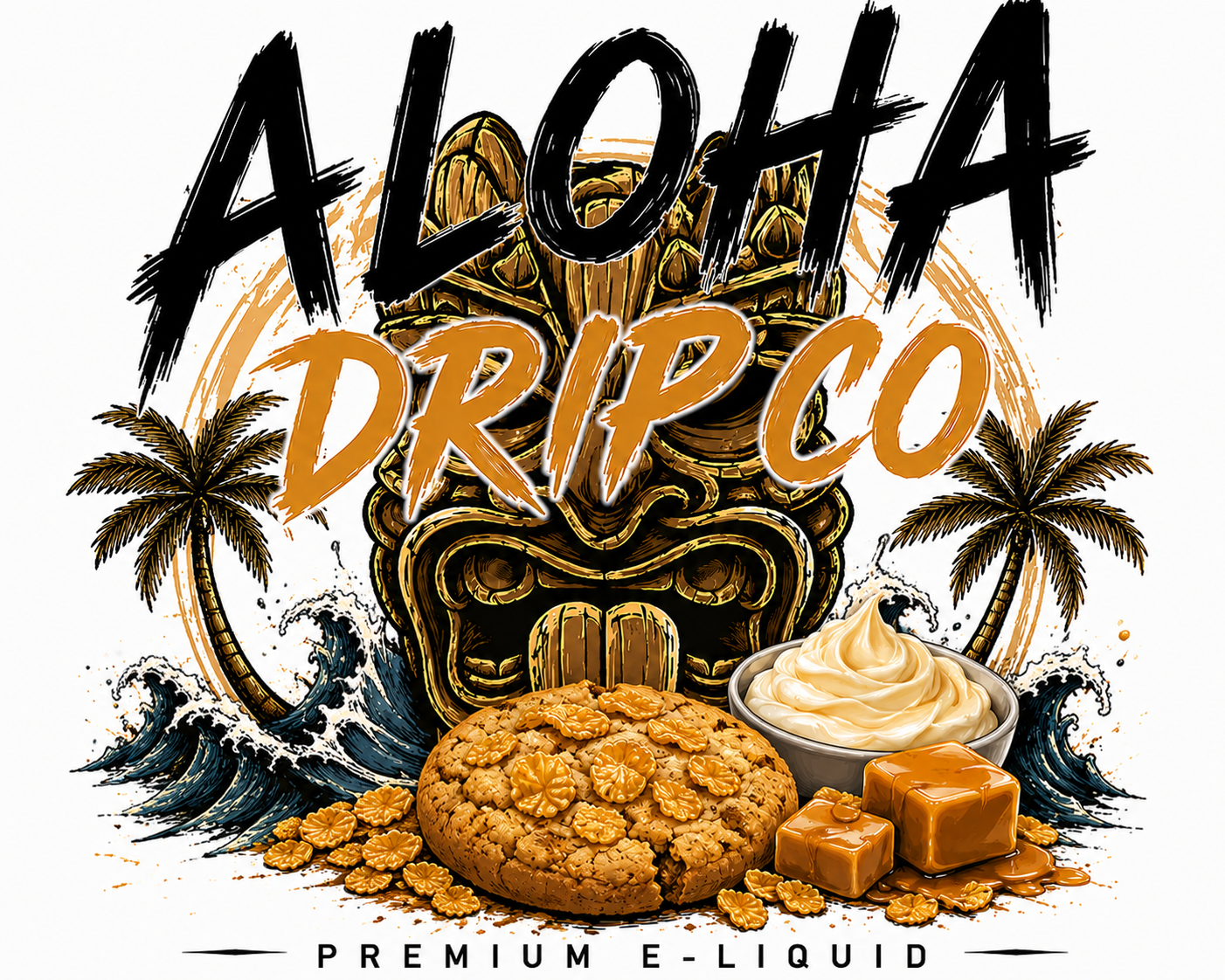 Aloha Drip Co Kona Krunch 60ML Nic Salt