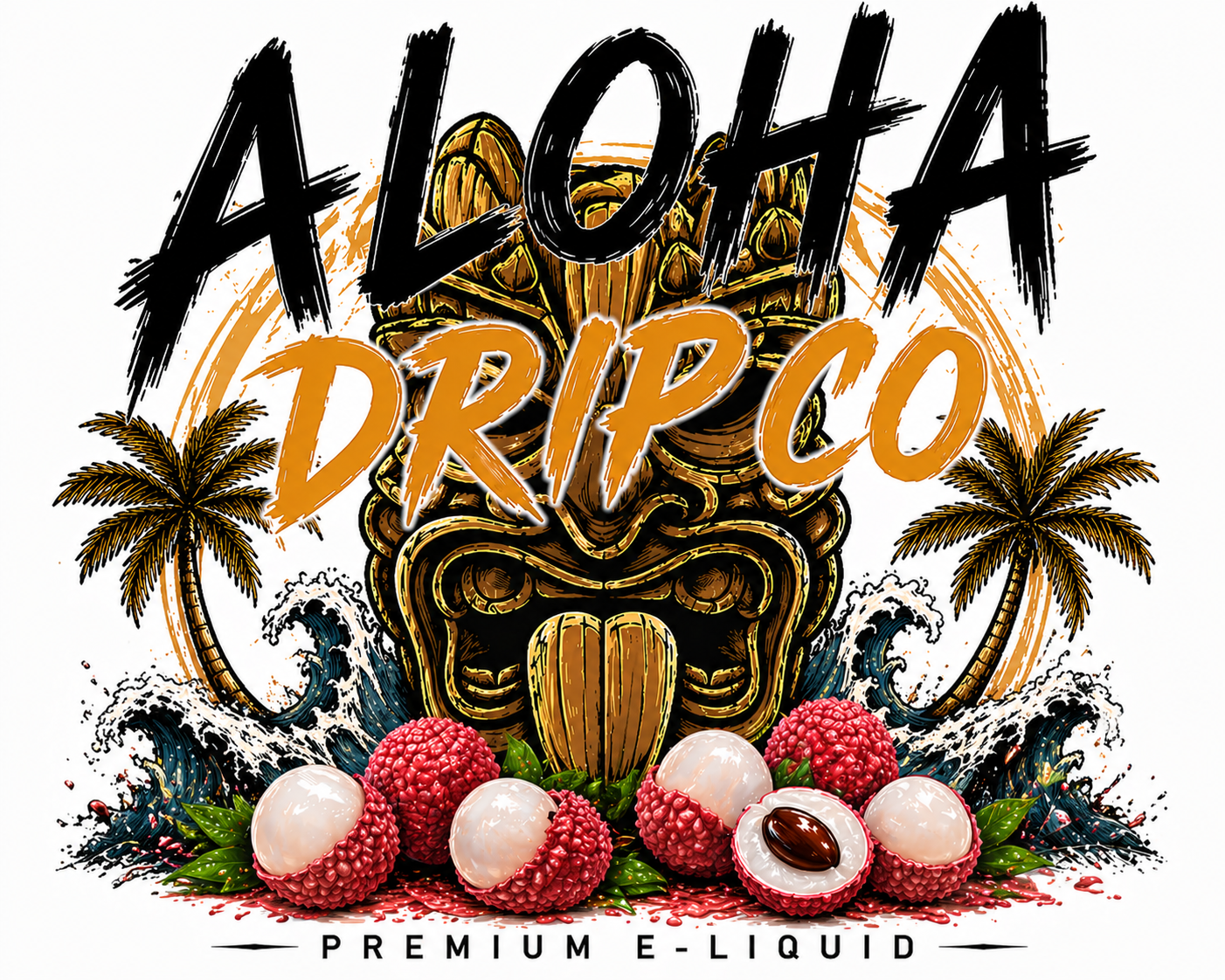 Aloha Drip Co Lychee Nic Salt 60ML