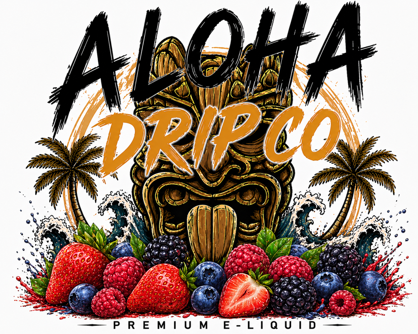 Aloha Drip Co Mixed Berries Nic Salt 60ML