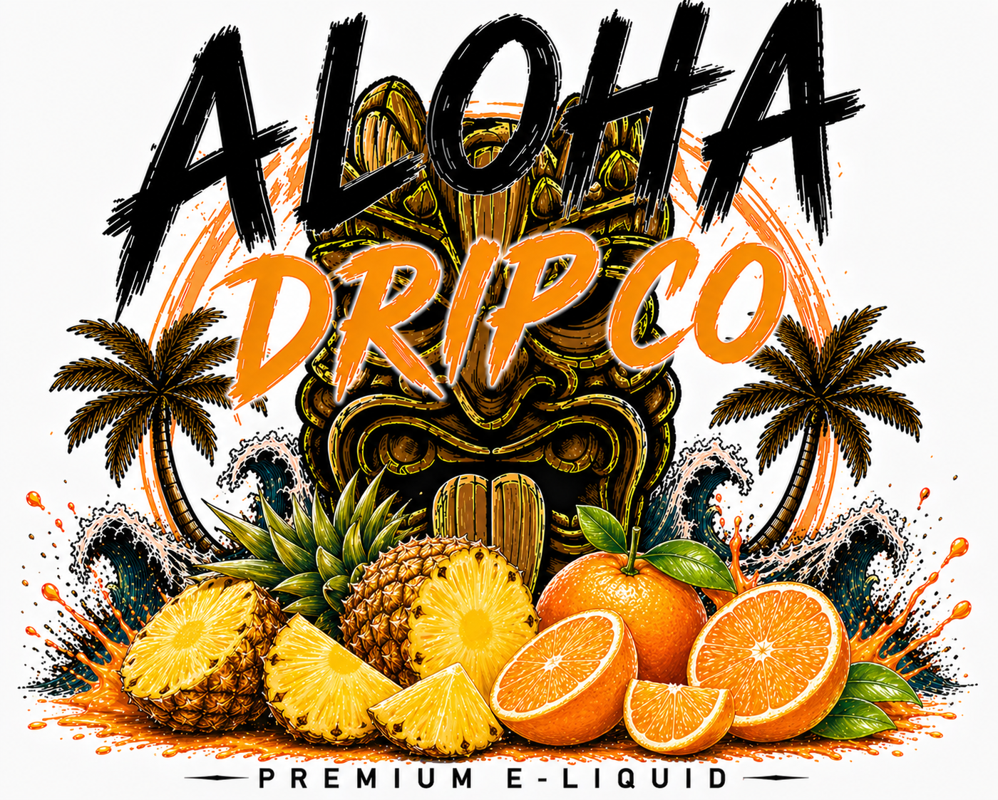 Aloha Drip Co Pineapple Orange Nic Salt 60ML