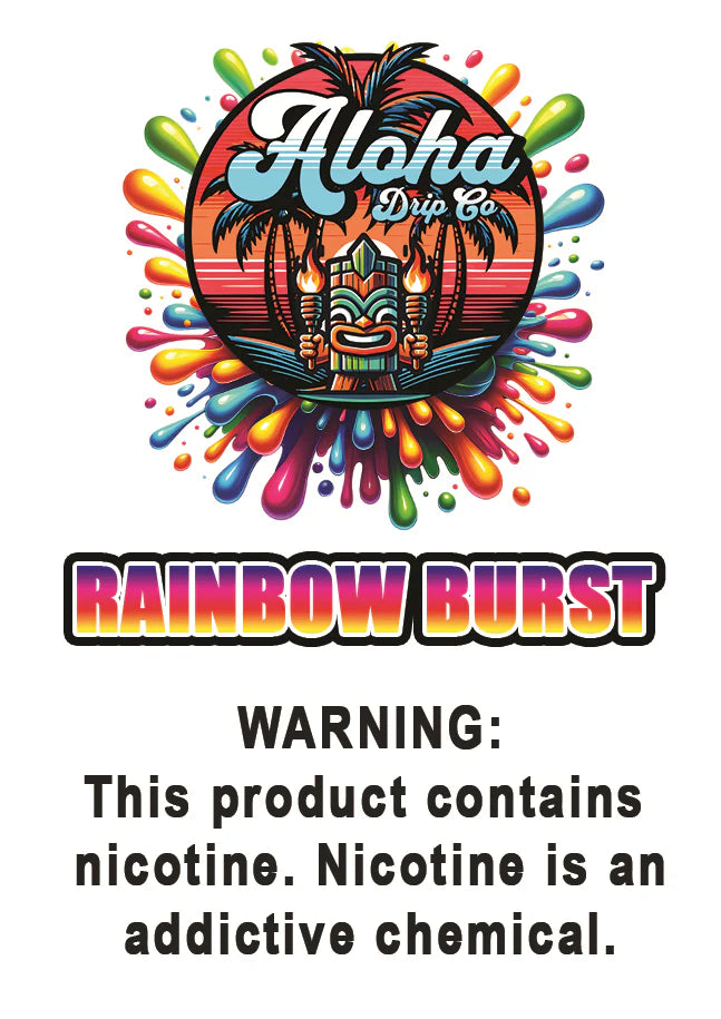 Aloha Drip Co Rainbow Burst 60ML Nic Salt