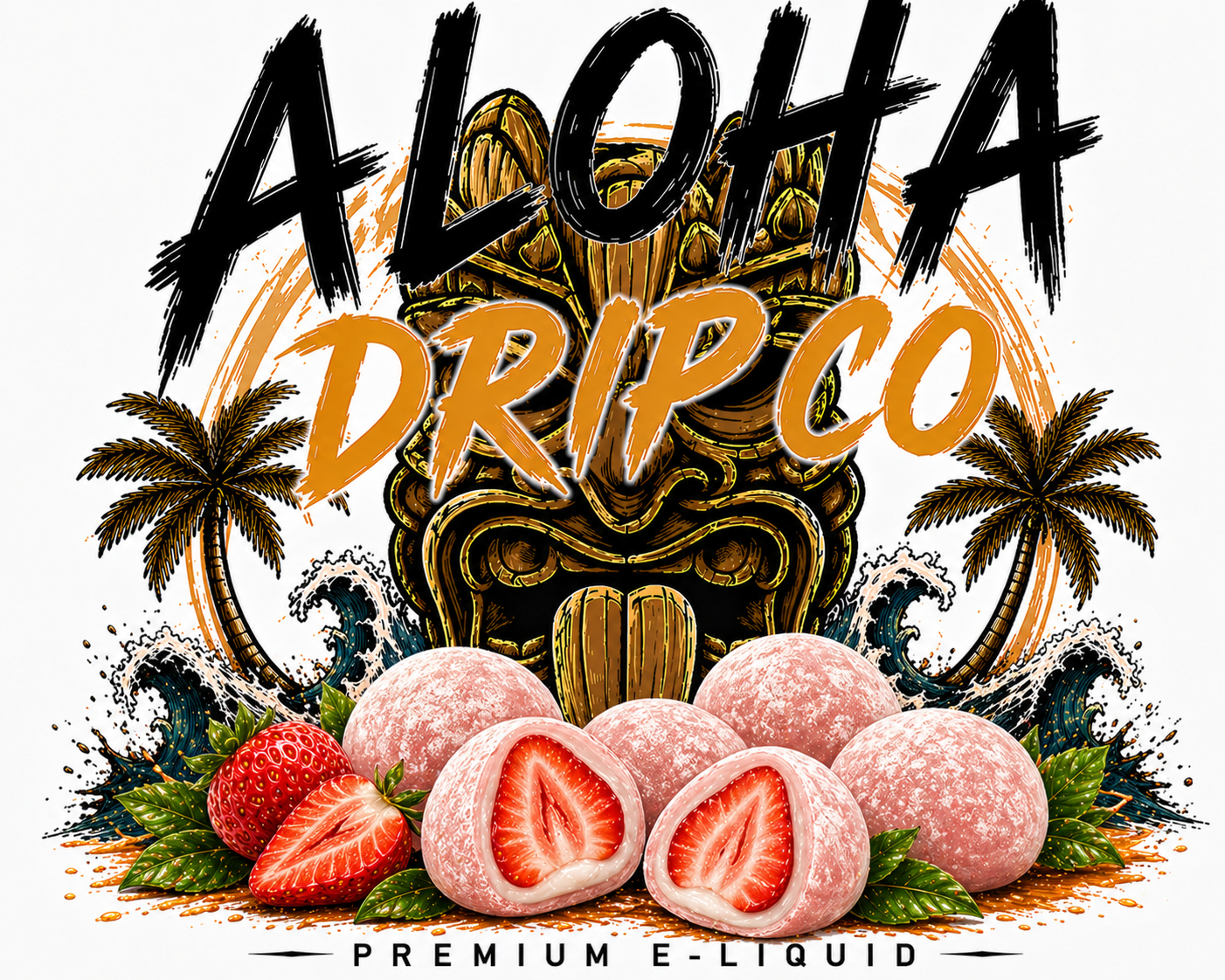 Aloha Drip Co Strawberry Mochi 100ML