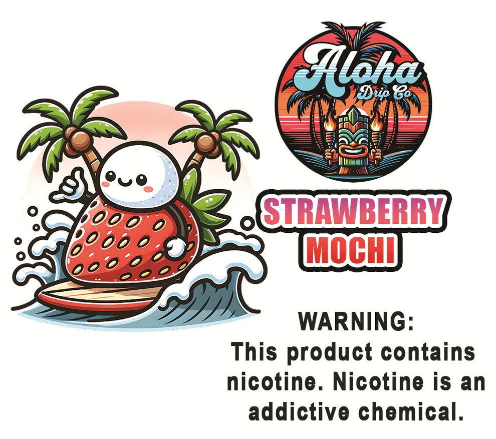 Aloha Drip Co Strawberry Mochi 100ML